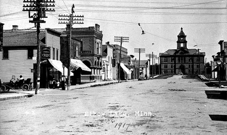 General view of Elbow Lake Minnesota, 1917