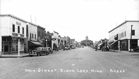 Main Street, Elbow Lake Minnesota, 1940