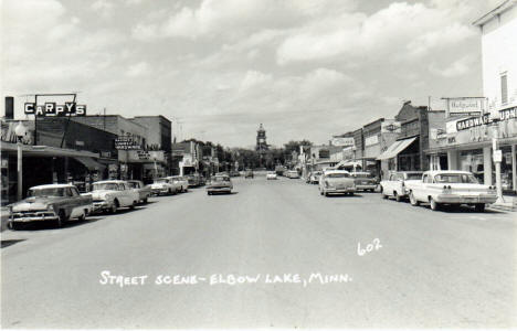 Street Scene, Elbow Lake Minnesota, 1960