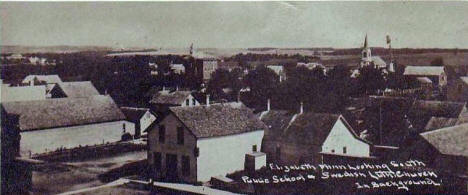 View looking south, Elizabeth Minnesota, 1908