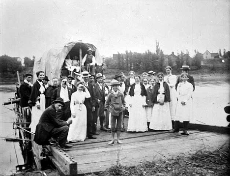 Ferry at Elk River Minnesota, 1900