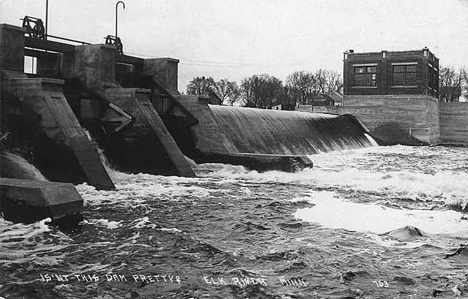 Dam, Elk River Minnesota, 1920