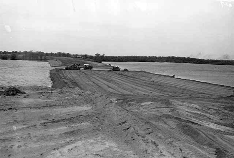 Highway construction on Highway 10 near Elk River Minnesota, 1940