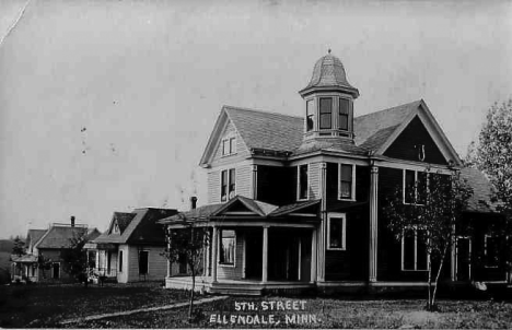 5th Street, Ellendale Minnesota, 1910's
