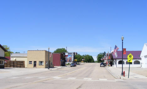 Street scene, Ellendale Minnesota, 2010