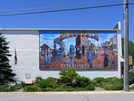 Mural, Ellendale Minnesota, 2010