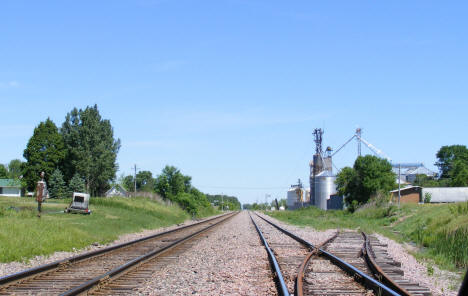 Railroad tracks, Ellendale Minnesota, 2010