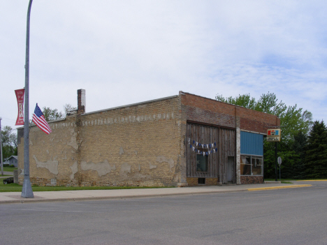 Street scene, Elmore Minnesota, 2014