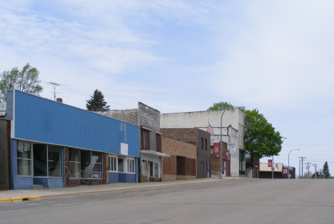 Street scene, Elmore Minnesota, 2014