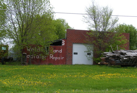 Street scene, Elmore Minnesota, 2014