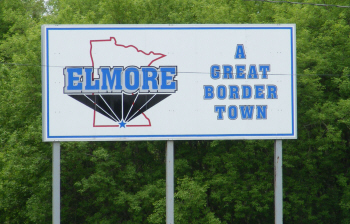Elmore sign, Elmore Minnesota