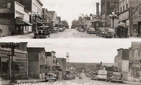 Street scenes, Ely Minnesota, 1940's