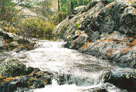 Upper creek of Dry Lake Falls, Ely Minnesota, 2007