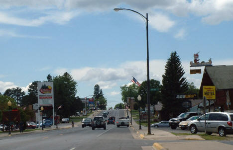 Street scene, Ely Minnesota, 2005