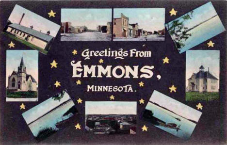 Multiple scenes, Emmons Minnesota, 1910's