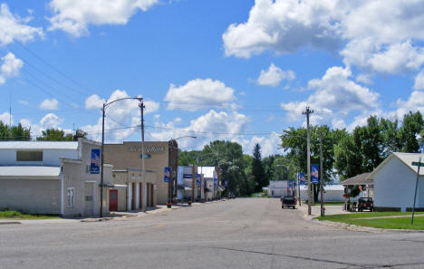 Street scene, Emmons Minnesota, 2010