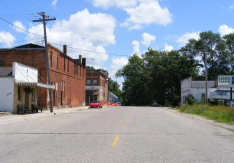 Street scene, Emmons Minnesota, 2010