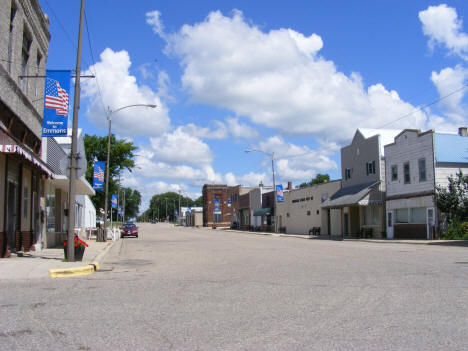 Street scene, Emmons Minnesota, 2010