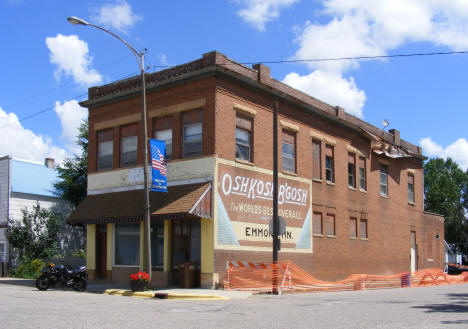 Street scene, Emmons Minnesota, 2010