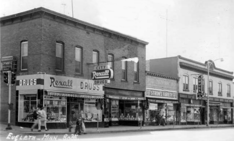 Street scene, Eveleth Minnesota, 1955