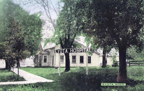 Eyota Hospital, Eyota Minnesota, 1910's?