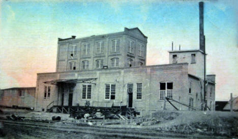 Crescent Mill and Electric Light Plant, Fairfax Minnesota, 1910