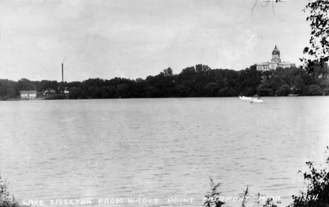 Lake Sisseton from Wades Point, Fairmont Minnesota, 1939