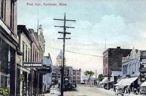 First Avenue, Fairmont Minnesota, 1911