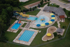 Arial view of the Fairmont Aquatic Park