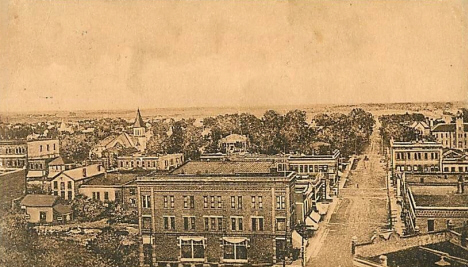 Birds eye view, Fairmont Minnesota, 1910