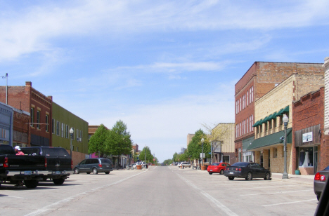 Street scene, Fairmont Minnesota, 2014