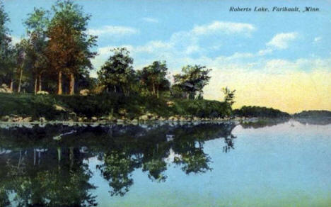 Roberts Lake, Faribault Minnesota, 1910's