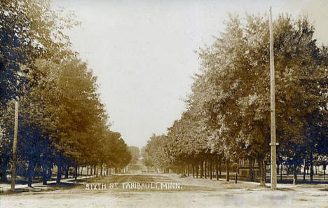 Sixth Street, Faribault Minnesota, 1908