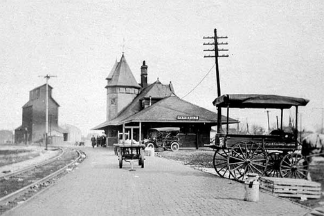 Faribault depot, Faribault Minnesota, 1912