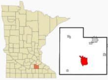 Location of Faribault Minnesota