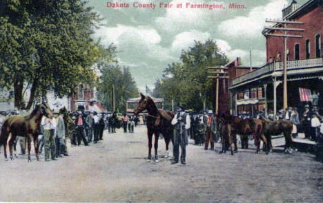 Dakota County Fair, Farmington Minnesota, 1913