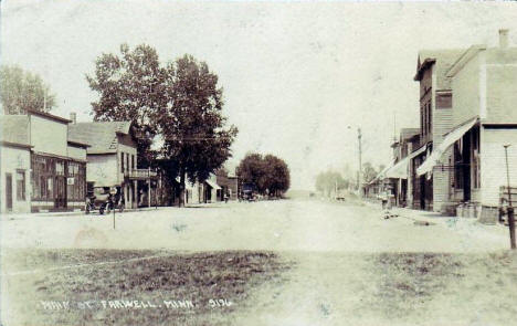 Main Street, Farwell Minnesota, 1910's