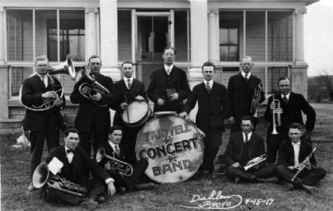 Farwell Concert Band, Farwell Minnesota, 1917