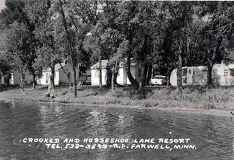 Crooked and Horseshoe Lake Resort, Farwell Minnesota, 1967