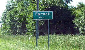 Farwell Minnesota population sign
