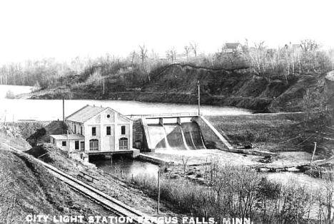 City Light Station, Fergus Falls Minnesota, 1909