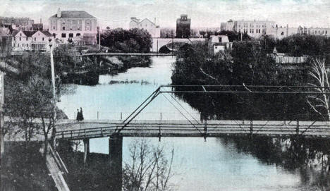 From Union Avenue looking east, Fergus Falls Minnesota, 1911