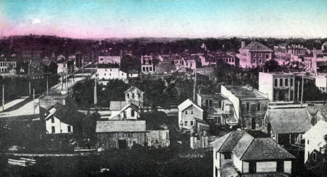 Court Street looking north from the Court House, Fergus Falls Minnesota, 1911