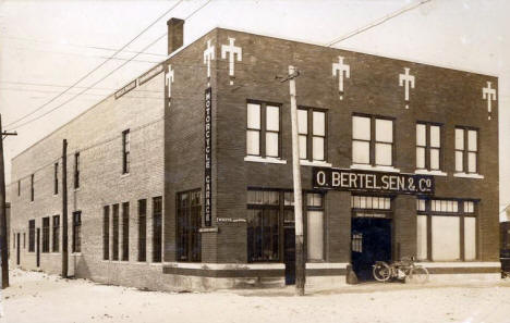 O Bertelsen and Company Motorcycles, Fergus Falls Minnesota, 1914