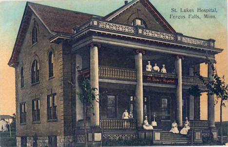 St. Luke's Hospital, Fergus Falls Minnesota, 1908