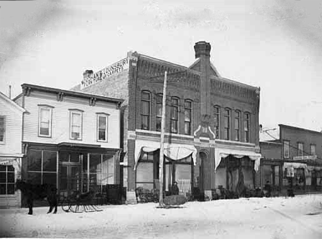 Woodham and Lounsbury Furniture and Carpets, Fergus Falls, 1887