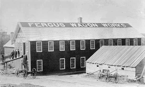Fergus Wagon Works, Fergus Falls Minnesota, 1890