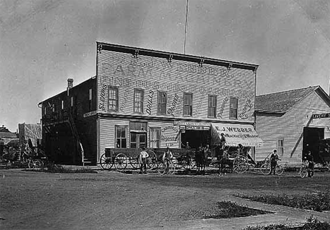 E.J. Webber, Farm Machinery, Fergus Falls Minnesota, 1898