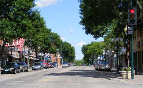 Street scene, Fergus Falls Minnesota, 2008