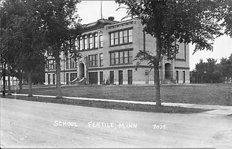 School, Fertile Minnesota, 1920's?